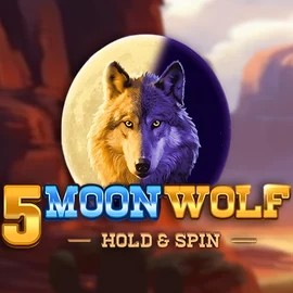 5 Moon Wolf slot logo by Apparat Gaming at SlotRoyals Casino5 Moon Wolf