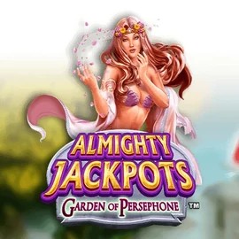 Enjoy Almighty Jackpots: Garden of Persephone by Novomatic – logo hosted on casinoslotroyals.com