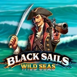Black Sails Wild Seas logo by Infinity Dragon Studios at SlotRoyals CasinoBlack Sails Wild Seas