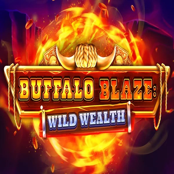 Buffalo Blaze Wild Wealth slot logo by OctoPlay at SlotRoyals CasinoBuffalo Blaze Wild Wealth