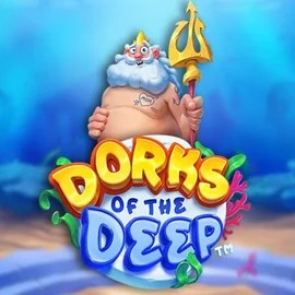 Dorks of the Deep logo by Hacksaw Gaming at SlotRoyals CasinoDorks of the Deep
