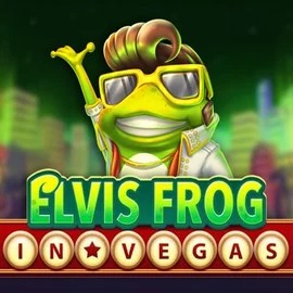 Logo of Elvis Frog In Vegas from BGAMING at SlotRoyals Casino