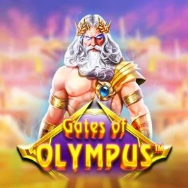 Logo of Gates of Olympus from Pragmatic Play at SlotRoyals Casino
