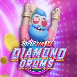 Logo of Hyper Strike Diamond Drums from Gameburger Studios at SlotRoyals Casino