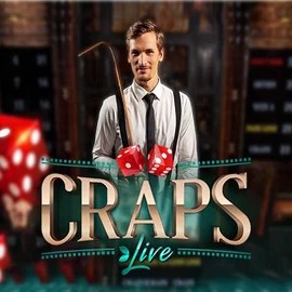 Live Craps game by Evolution – logo hosted on SlotRoyals Casino