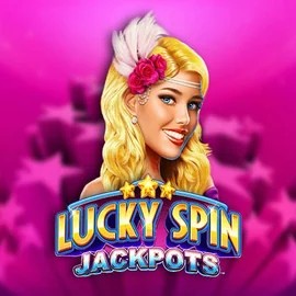 Lucky Spin Jackpots logo by Novomatic at SlotRoyals Casino