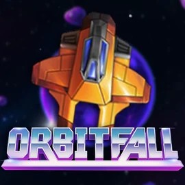 Logo of Orbitfall from ELK Studios at SlotRoyals Casino