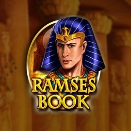 Logo of Ramses Book Deluxe from Gamomat at SlotRoyals Casino
