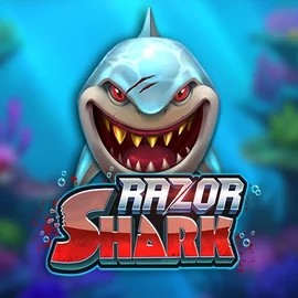Razor Shark logo by Push Gaming at SlotRoyals CasinoRazor Shark