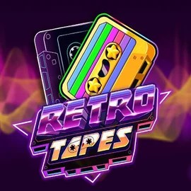 Retro Tapes slot logo by Push Gaming at SlotRoyals CasinoRetro Tapes