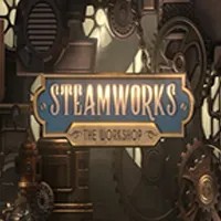 Logo of Steamworks The Workshop from Peter & Sons at SlotRoyals Casino
