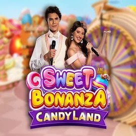 Sweet Bonanza Candy Land Live slot logo by Pragmatic Play at SlotRoyals Casino