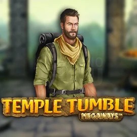 Logo of Temple Tumble Megaways from Relax Gaming at SlotRoyals Casino