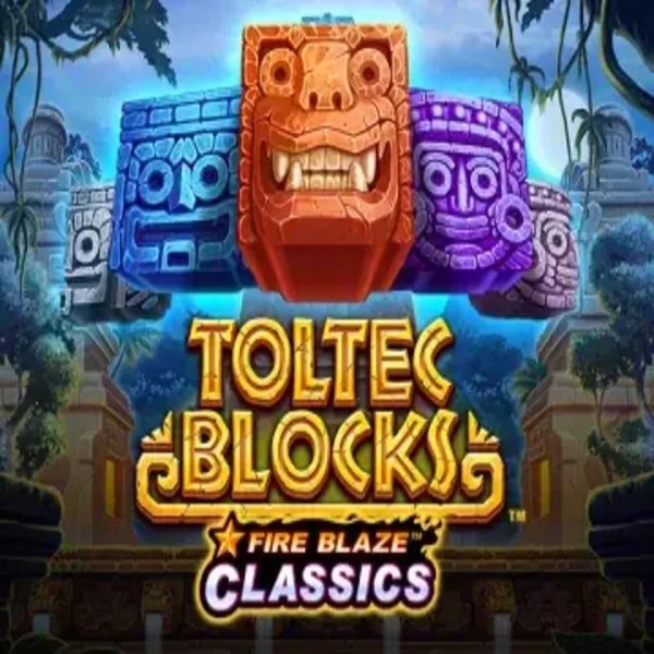 Fire Blaze: Toltec Blocks logo by Rarestone Gaming at SlotRoyals CasinoFire Blaze: Toltec Blocks