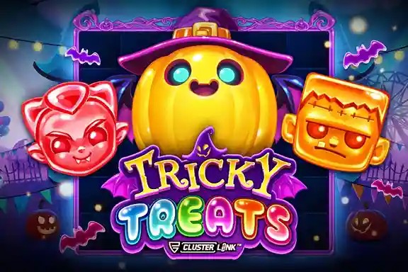 Tricky Treats logo by Push Gaming at SlotRoyals Casino